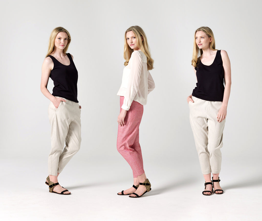 Elastic-Waist Pants