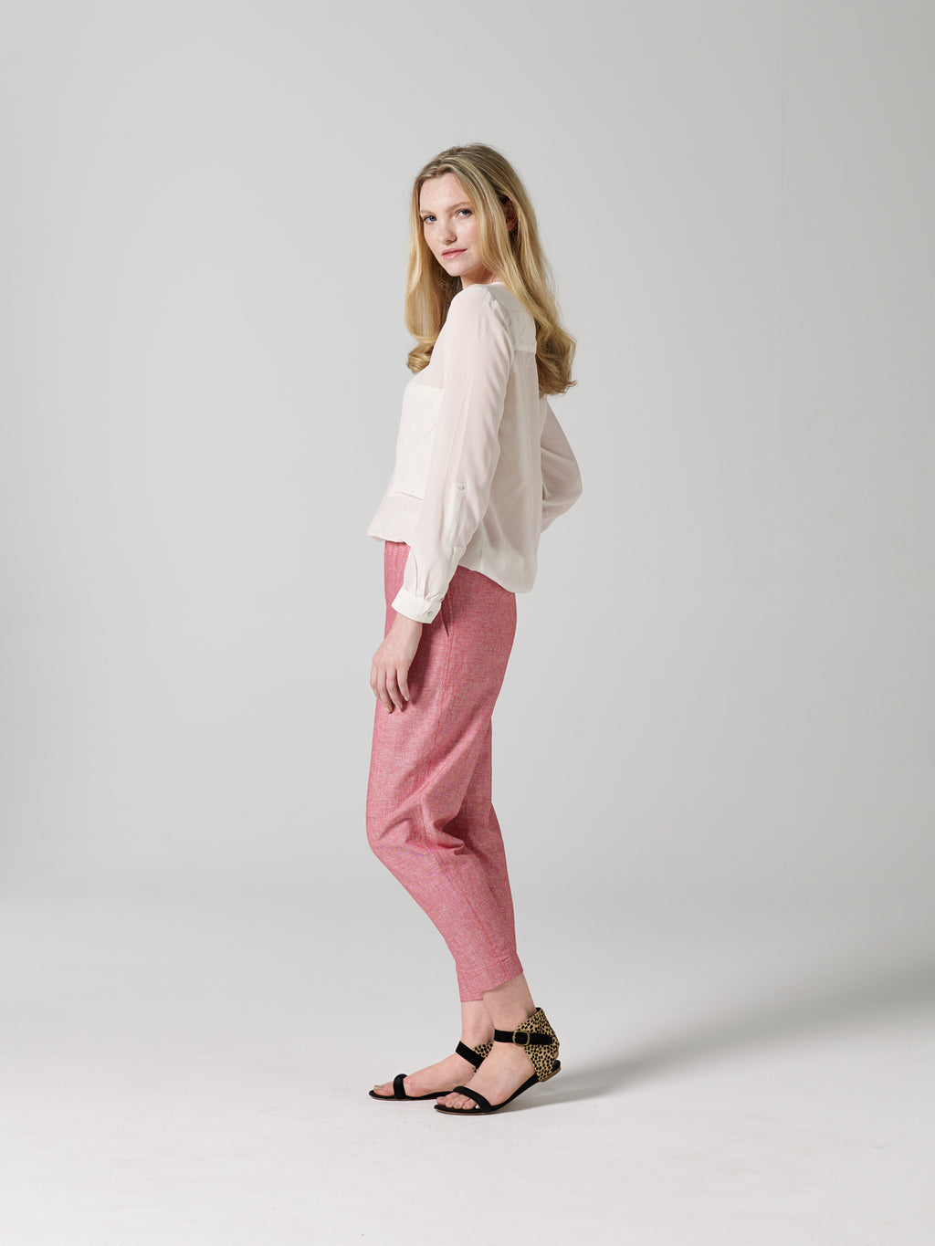 Elastic-Waist Pants